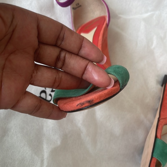 Brian Atwood suede platform - Picture 4 of 5